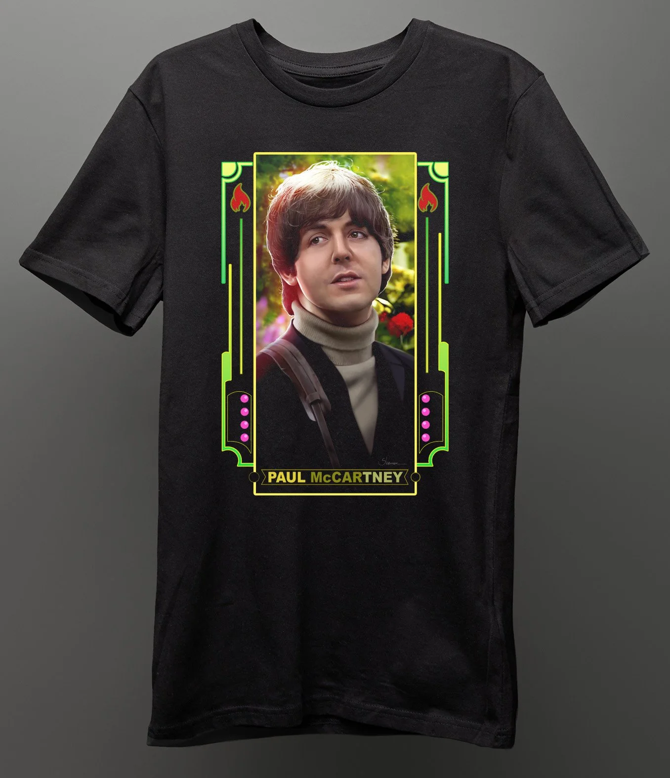 KALEIDOSCOPE PAUL McCARTNEY ALL-OVER TEE FULL COLOR — SHANNON